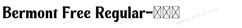 Bermont Free Regular字体转换